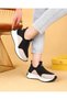 Lavia Suede Black Beige Women's Daily Walking Shoes - 3