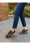 Brown Stoned Women's Casual Sports Shoes - 3