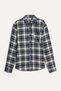 Men's Beige Plaid Regular Fit Shirt