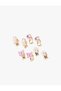 Steel Mixed Unicorn Heart Stone Multicolored Clip-On Earrings Set of 4 - 2