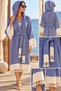 Selene 100% Cotton Peshtemal Bathrobe & Morning Gown - 7