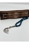 Aquamarine Stone Prayer Beads Set of 33 – Stylish Prayer Beads with Blue Natural Stone Color and Metal Tassels + Boxed + Tsb66