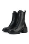 , Women's Genuine Leather Boots 1631022Z7699 Black - 7