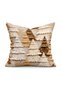 Digital Printed New Year Throw Pillow Cover. Deer Christmas Patterned Double-Sided Use 43X43Cm Set of 2 - 3