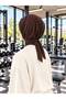 Athletic Hijab Sports Hijab - Suitable for Daily and Training Use, Tie-Dye Coffee Color - 3