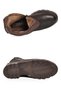 Anatomical Comfortable Rubber Sole, Fur Inside, Cold Resistant, Zippered, Brown Genuine Leather Women's Boots Z1154 - 5