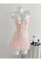 Set rochie și bolero, roz - 5