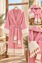 Selene 100% Cotton Peshtemal Bathrobe & Morning Gown - 6