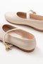 İnf-324 Beige Safety Helmet Buckle Daily Women's Ballerinas - 5