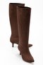 Syt-2025 Brown Suede Daily Women's Boots - 5