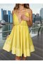 Rochie mini, galben