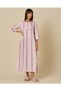Women Pink Printed Nightgown