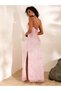 Rochie maxi, roz - 3