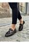 Brown Patent Leather Tasseled Women's Daily Ballet Flats