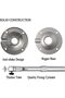 Silver Ceiling Mount for Projectors - Extendable Height 40-80cm, 360° Angle Adjustable, Hanging Hold - 3