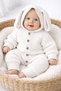 Baby Girl Boy Rabbit Ear Hooded Thessaloniki Knitwear Newborn Jumpsuit Baby Knitwear Baby Gift