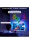 أضواء جدارية ذكية بتقنية LED، أضواء للألعاب متزامنة مع الموسيقى، شريط إضاءة RGB قابل للتخصيص، 12 قطعة - 4
