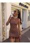 Mini dress, brown - 3