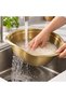 Inox Gold Rice Strainer Rice Washing Strainer - Bowl with 304 Stainless Steel Strainer |   Bulgur, Pulses Washing Bowl - 3