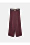 72833 Belted Satin Look Wide Leg Trousers - 5