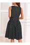 Rochie midi, negru - 2
