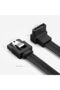 High-Speed SATA Cable 5 Pack, 90° Right Angle 6Gbps Data Cable with Locking Latch, 50cm 18 Inch for - 6
