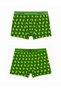 Avocado Patterned Men's Boxer Cotton Lycra Shiny Elastic Boxed Dark Green - 4