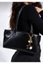 Women's Charm Detailed Baguette Shoulder Bag - 2