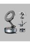 16 Magnet Vacuum Car Phone Holder – 360 °   Rotating Aluminum Body - 3