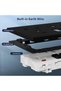 مقبس حائط مزدوج التبديل، منفذ طاقة كهربائي مع منافذ شحن USB C و USB A، تصميم مسطح - 3