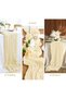 Table Runner Gauze Table Runner Semi-Transparent Fabric Elegant Gauze Decor Rustic table runner Chee - 8