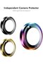 Camera Lens Protector Scratch-Resistant Tempered Glass with Aluminum Edging for iPhone 17 Black - 6