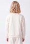 Girl's Lettered Crew Neck Sweatshirt - 5