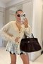 Women's Lace Detailed Cardigan - 2