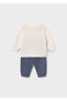 Ekek Baby Sweater and Pants Set 2533 Navy Blue 4-6 m - 2