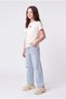 Girl's Ripped Detailed Wide Leg Jeans - 3