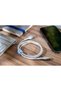 كابل شحن ونقل بيانات USB-A إلى USB-L، كابل مجدول بطول 1 متر مصمم لأجهزة آيفون وآيباد وآيبود، 2.4 أمبير 12 - 6