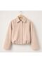 Women's Bomber Suede Jacket Mta030 - 3
