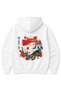 Koi Harmony – Japanese Koi Fish & Maple Leaves Graphic Hoodie - 2