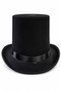 Black Cylinder British Party Hat 16cm Height Unisex Stage and Show Costume Hat - 7