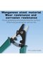 Three Hole Fiber Optic Stripper with Adjustable Knife, High Precision Optical Cable Stripping Tool, - 6