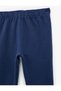 Elastic Waistband Cotton Basic Leggings - 3