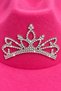 Bride to Be Pink Crown Cowboy Hat with Glitter Brim Bachelorette Bridal Party Hat - 5
