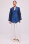 Button-Detail Asymmetric Jacket