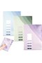 ® 3PCS Poly Project Organizer,Documents Project Pockets,Office PocketFile,Clear Plastic File