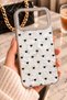 iPhone 17 Pro Max / 18 Pro Max Compatible Sparkling Glittery Rhinestone Camera Frame Heart Pattern Pearl Look Luxury Silicone Case - 2