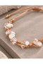 Crystal Quartz First Quality Natural Stone Staircase Closure Design Bracelet - 6