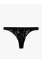 Floral Tulle String Panties