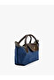 Covered Double Handle Zippered Long Strap Hand and Crossbody Bag - 3