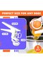 Egg Cracker Tool for Raw Eggs, Handheld Egg Breaker Egg Opener Tool One Hand Egg Cracker Egg Shell O - 7